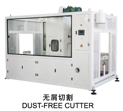 Chip free cutting machine